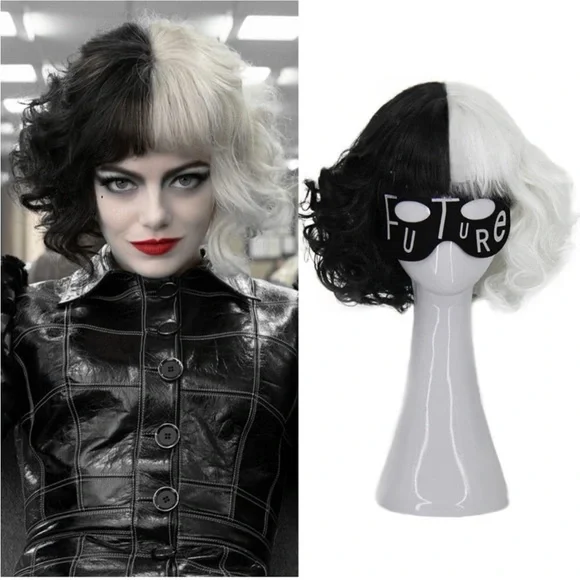 Accessories | Cruella Deville Wig And Mask Costume | Poshmark display picture 1